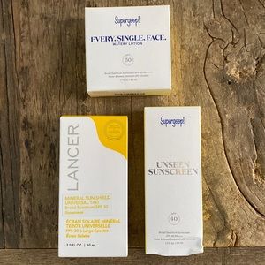 Sunscreen Bundle Supergoop! and Lancer SPF